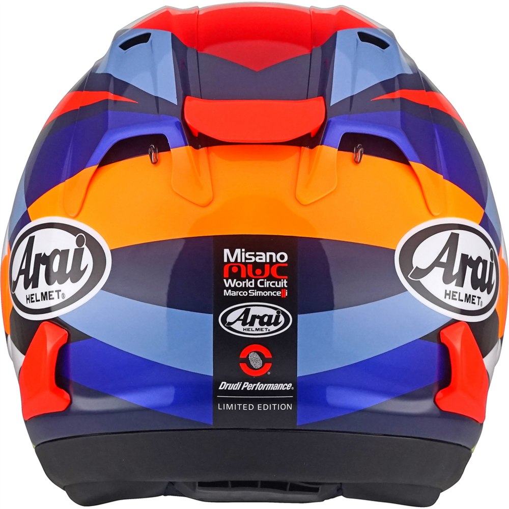 Arai RX-7V Evo MWC Misano World Circuit Full Face Helmet - FREE UK Shipping, FREE 365 Day Returns | Moto Central