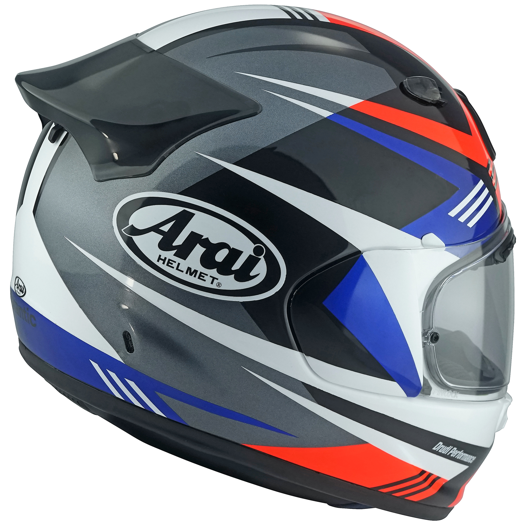 Arai Quantic Mark Full Face Helmet Red / Blue / Black