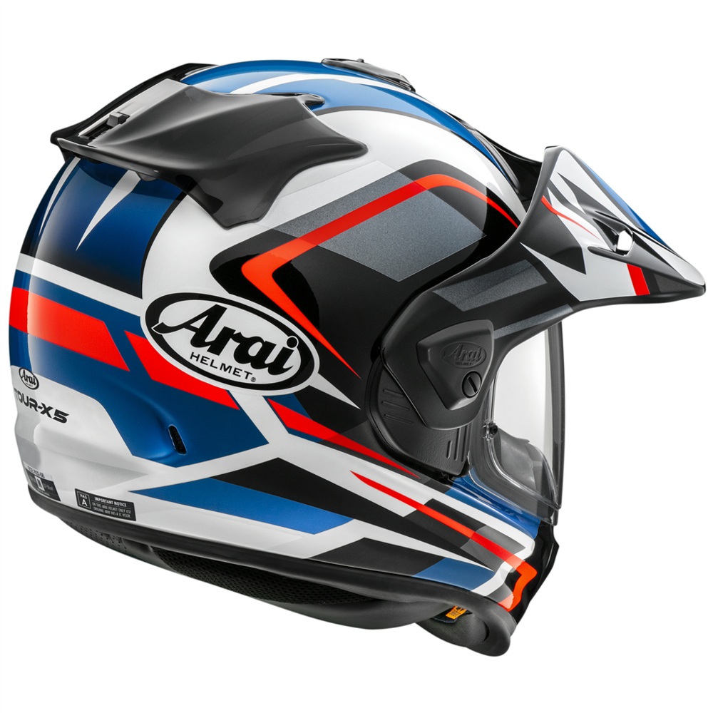 Arai Tour-X 5 Discovery MX Helmet Blue - FREE UK Shipping, FREE 365 Day Returns | Moto Central