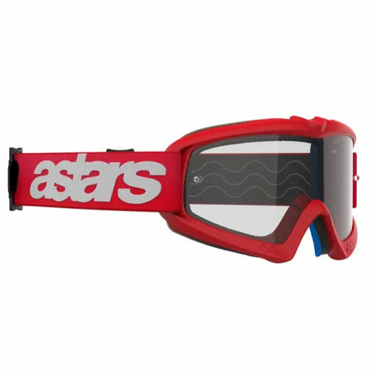 Alpinestars Vision Blaze Youth Goggles Red / Clear - FREE UK Shipping, FREE 365 Day Returns | Moto Central