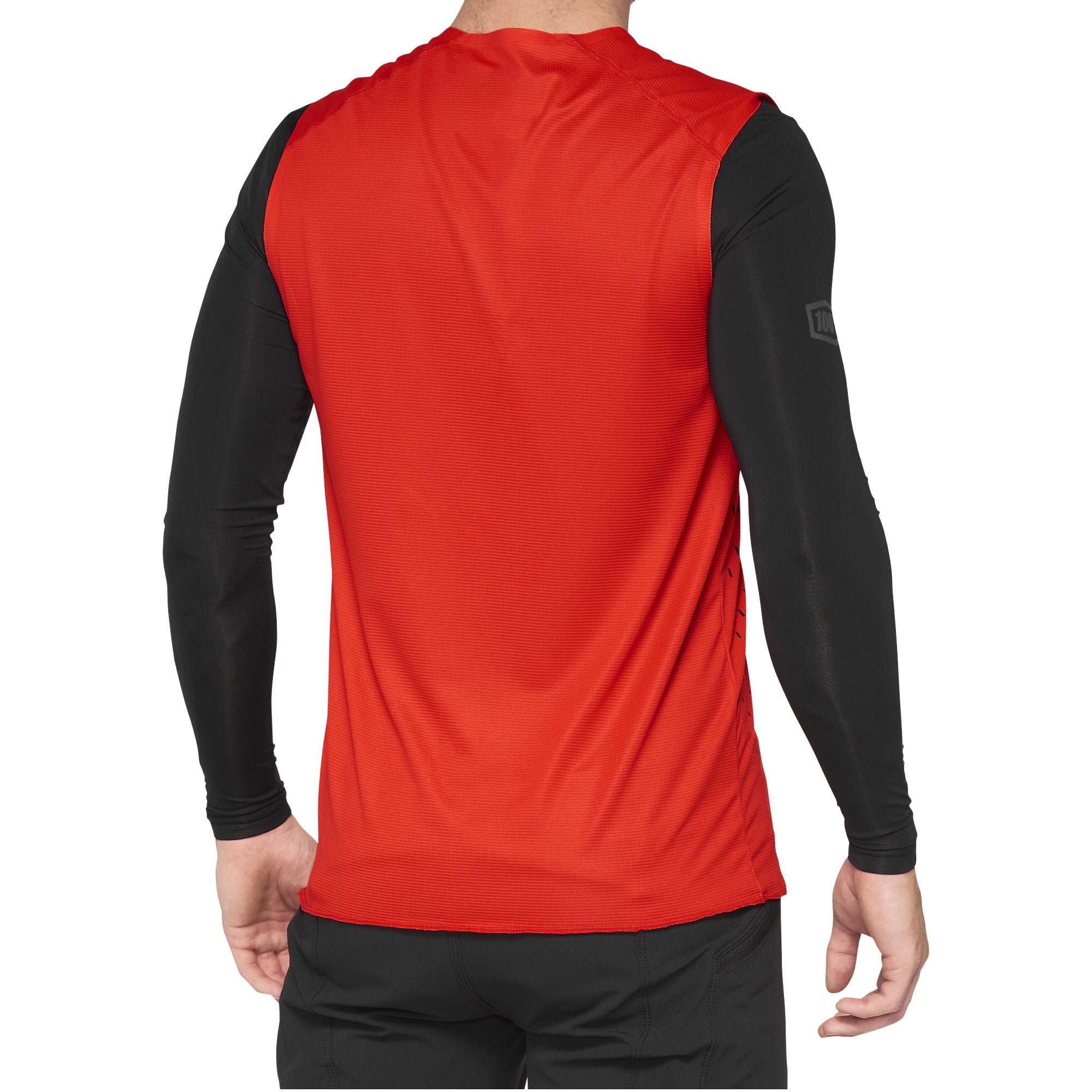 100% R-Core Concept Sleeveless Jersey Red - FREE UK Shipping, FREE 365 Day Returns | Moto Central