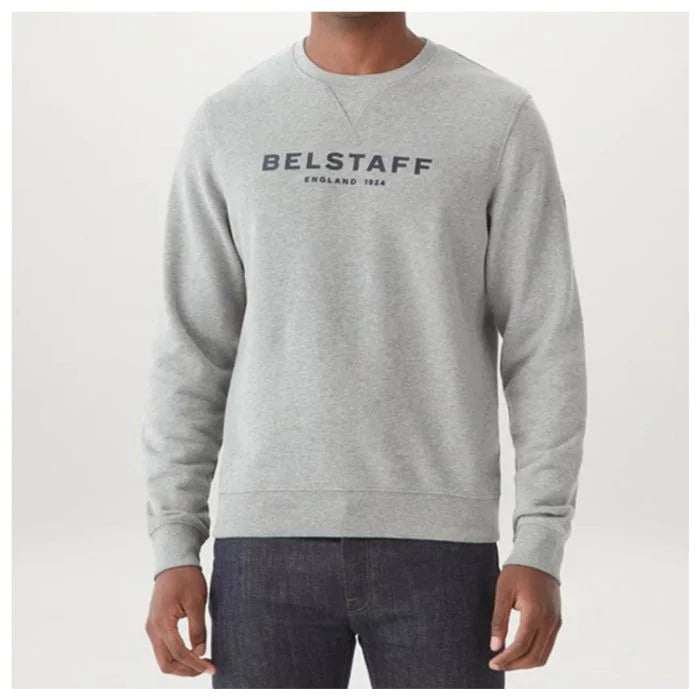 Belstaff 1924 Sweatshirt Grey / Dark Ink - FREE UK Shipping, FREE 365 Day Returns | Moto Central