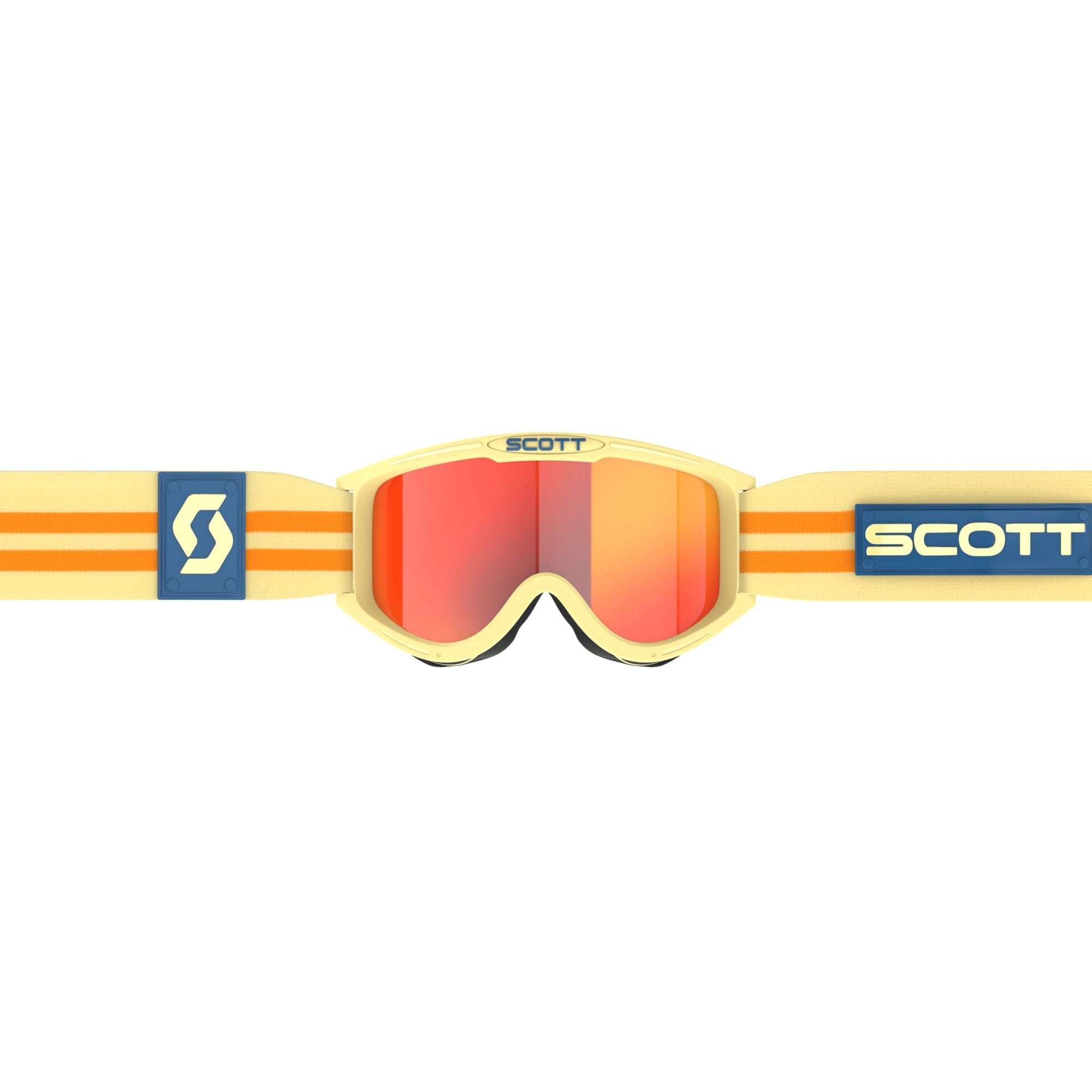 Scott 89X Era Goggles Beige / Orange / Chrome - FREE UK Shipping, FREE 365 Day Returns | Moto Central