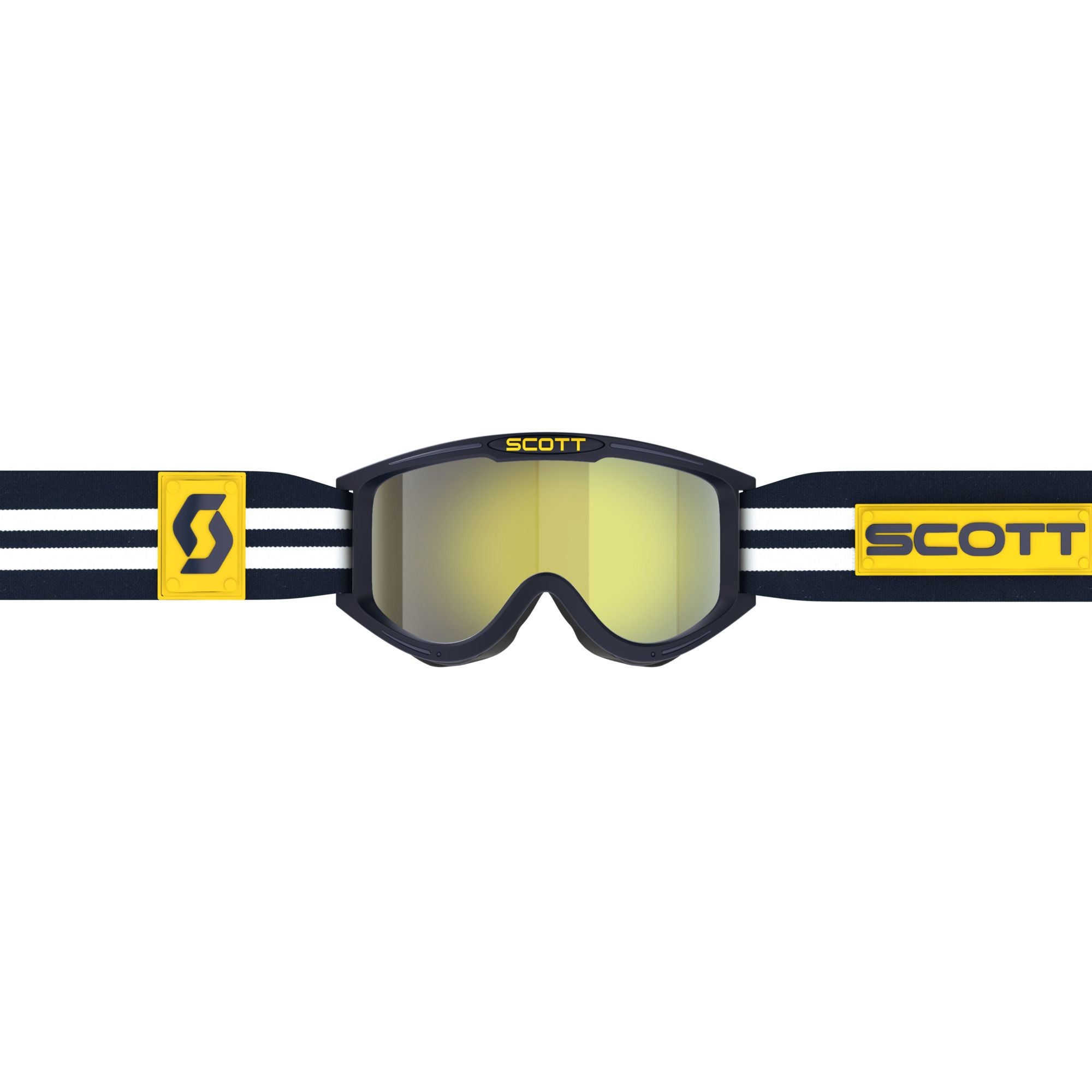 Scott 89X Era Goggles Blue / White / Yellow / Chrome - FREE UK Shipping, FREE 365 Day Returns | Moto Central