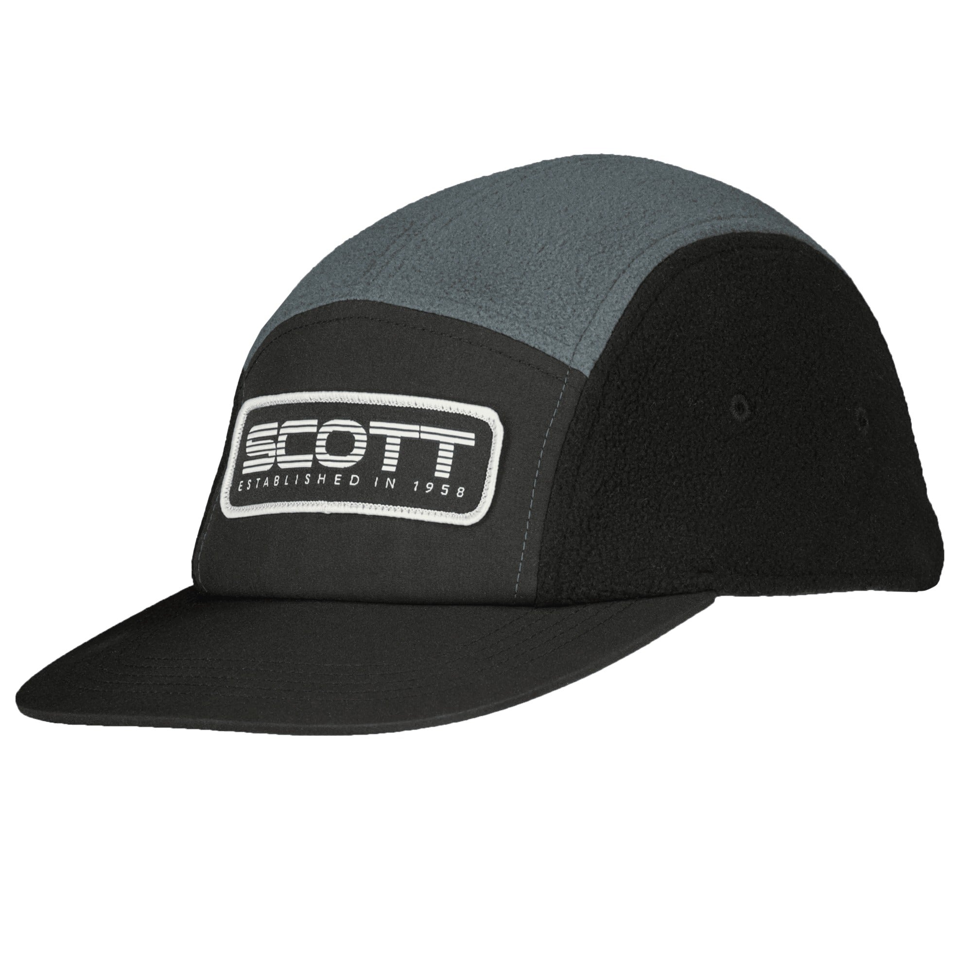 Scott 5-Panel Original Fleece Cap Black