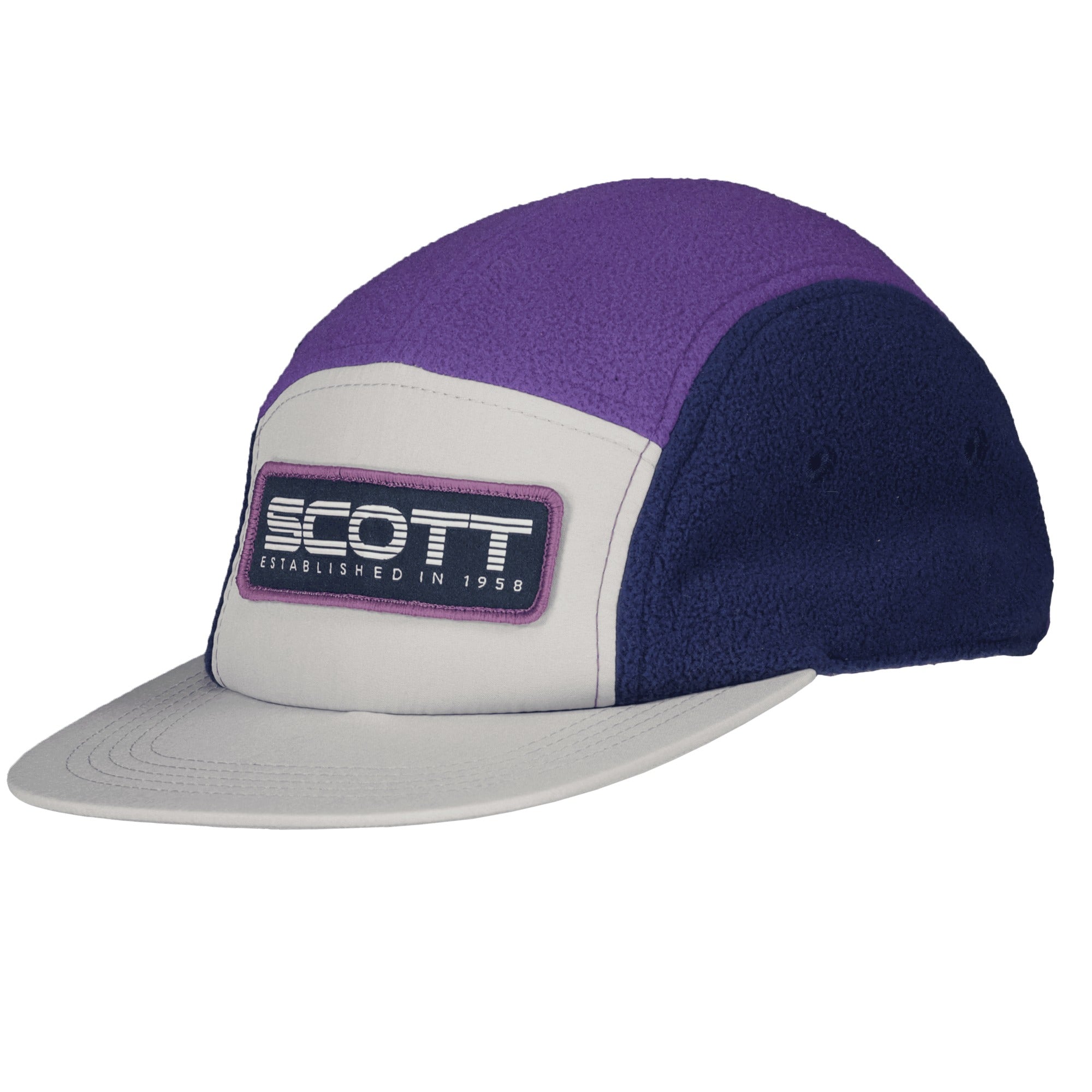 Scott 5-Panel Original Fleece Cap Winter Purple / Dark Blue