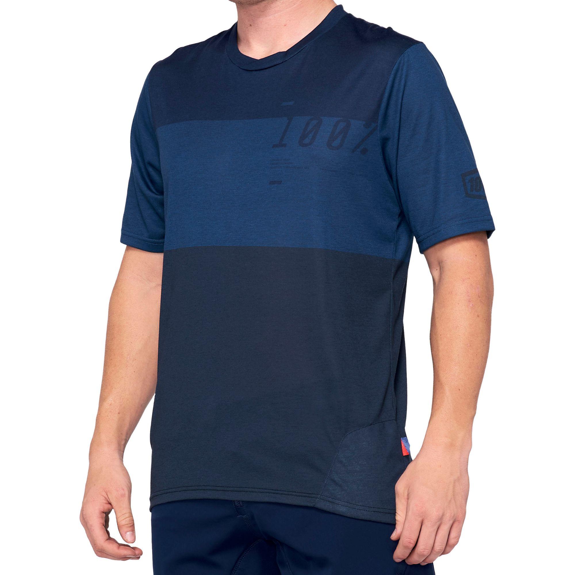 100% Airmatic Jersey Blue / Midnight - FREE UK Shipping, FREE 365 Day Returns | Moto Central