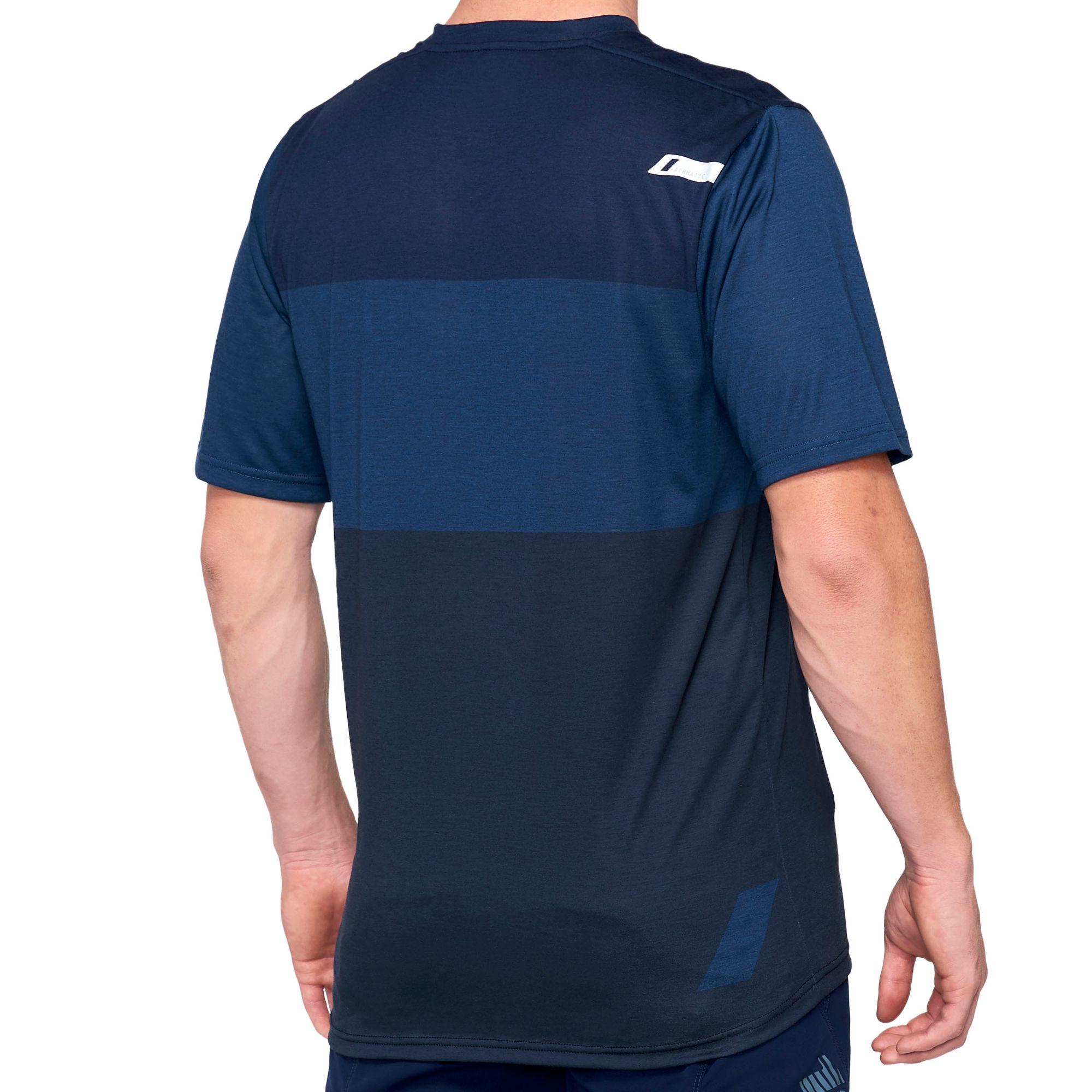 100% Airmatic Jersey Blue / Midnight - FREE UK Shipping, FREE 365 Day Returns | Moto Central