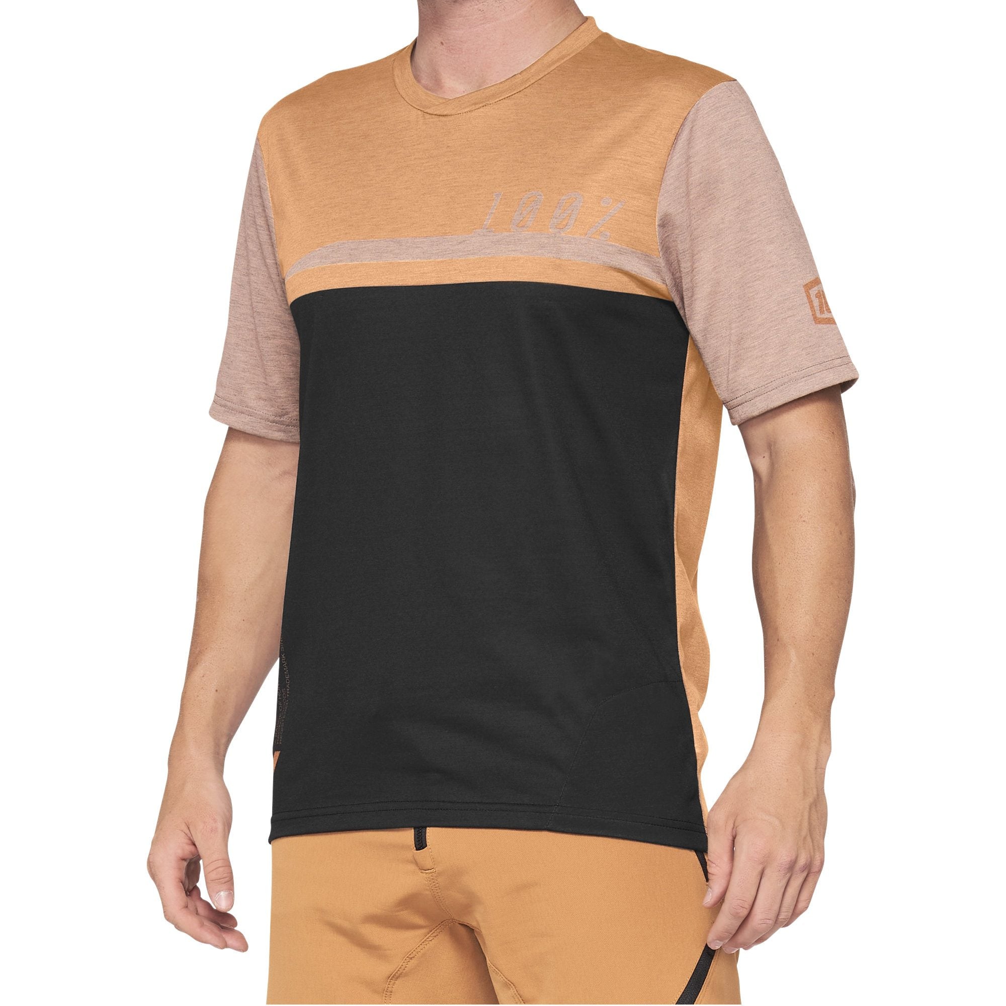 100% Airmatic Jersey Caramel / Black - FREE UK Shipping, FREE 365 Day Returns | Moto Central