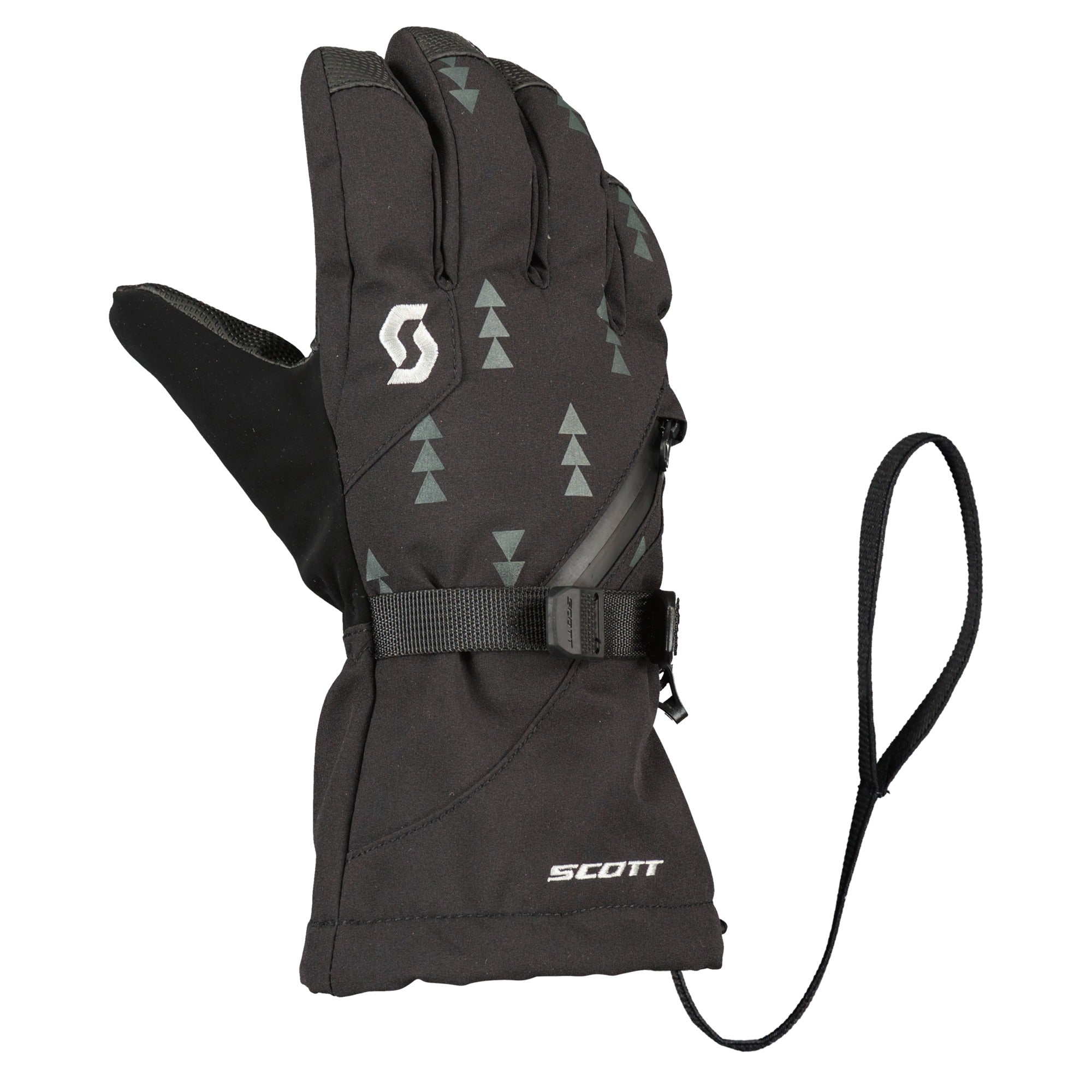 Scott Ultimate Premium Junior Textile Gloves Black / Dark Grey