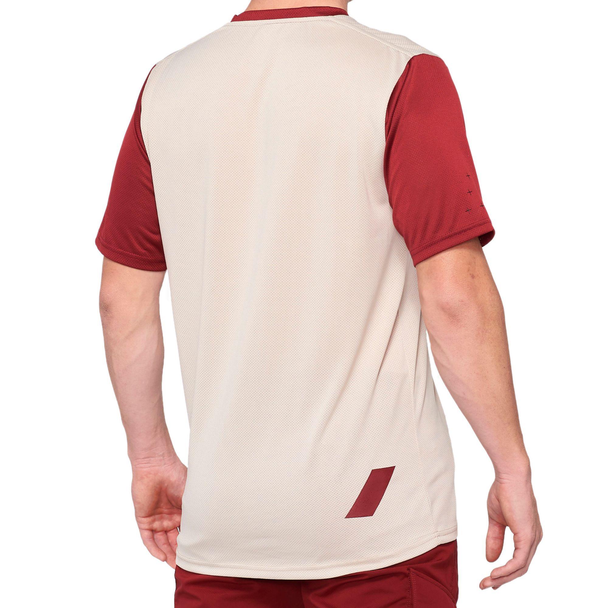 100% Ridecamp Jersey Stone / Brick - FREE UK Shipping, FREE 365 Day Returns | Moto Central