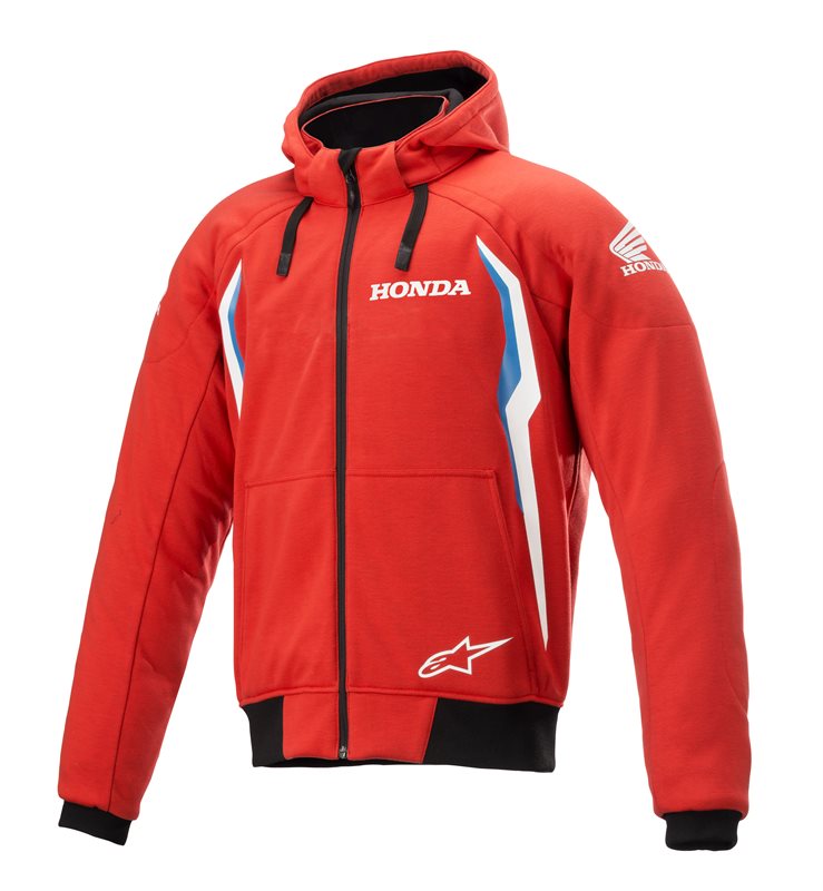 Alpinestars Honda Chrome V2 Sport Hoodie Bright Red / Blue