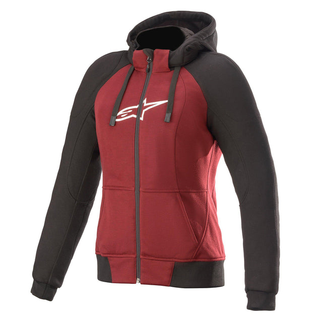 Alpinestars Stella Chrome Sport Hoodie Jasper Red / Black / White