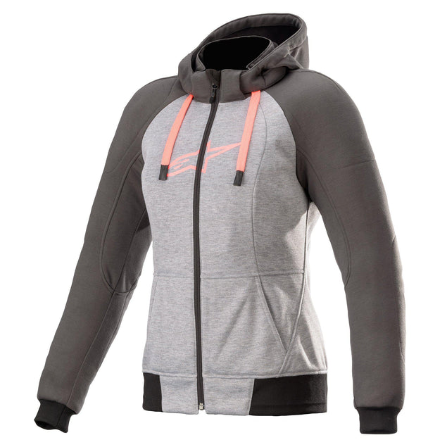 Alpinestars Stella Chrome Sport Hoodie Melange / Grey Tar / Diva Pink