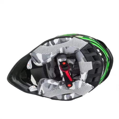 Just1 J12 Carbon MX Helmet Kombat Green