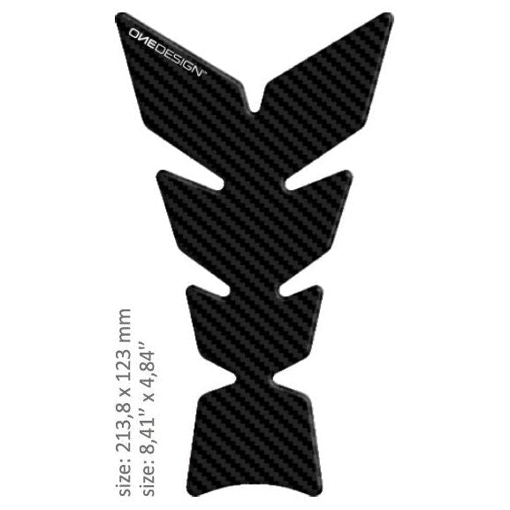 One Design Moon Carbon Soft Tank Pad Black