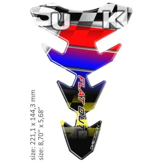 One Design Slim Suzuki Tank Pad Multi