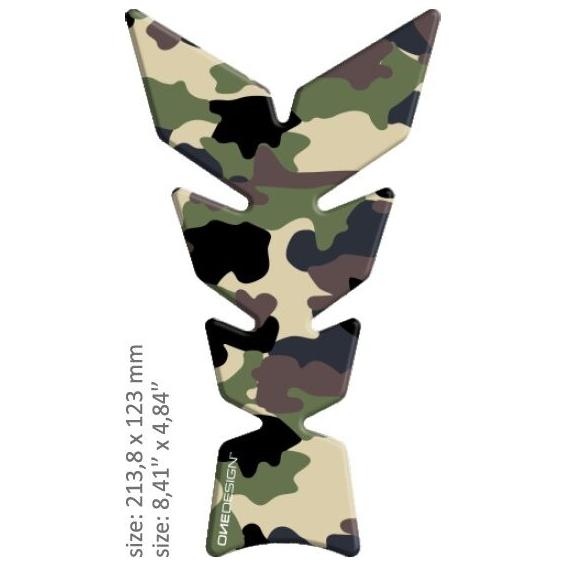 One Design Moon Camo Sand Soft Tank Pad