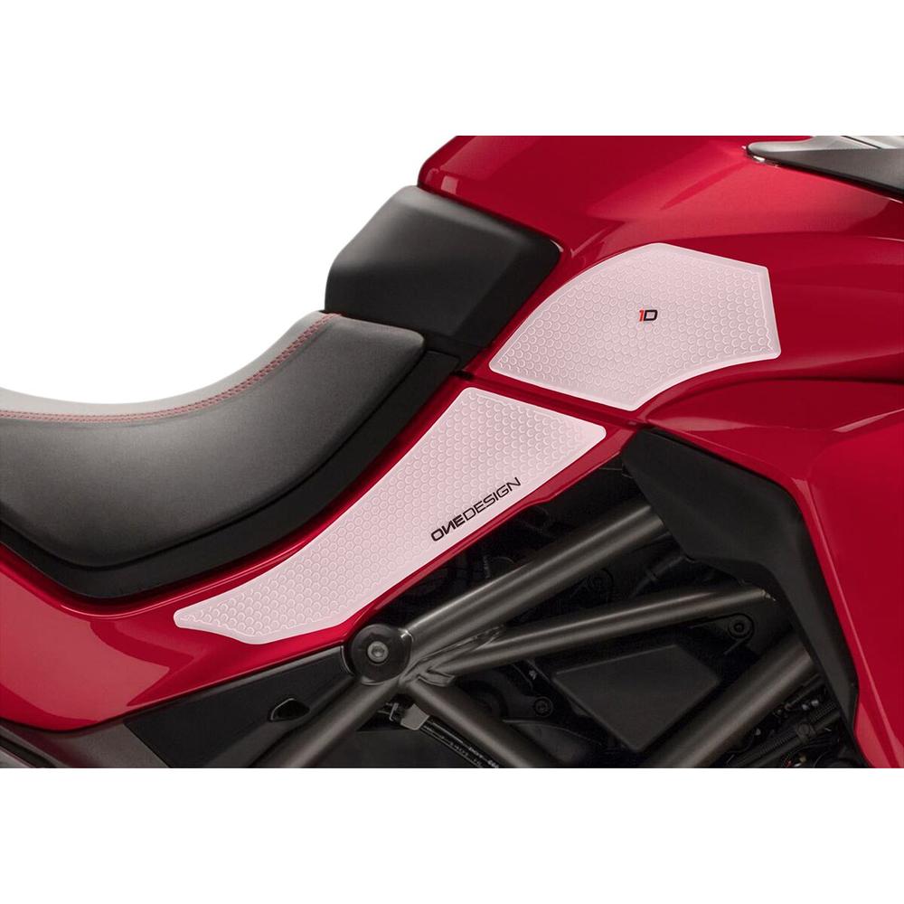 One Design Ducati Multistrada Tank Grip Clear