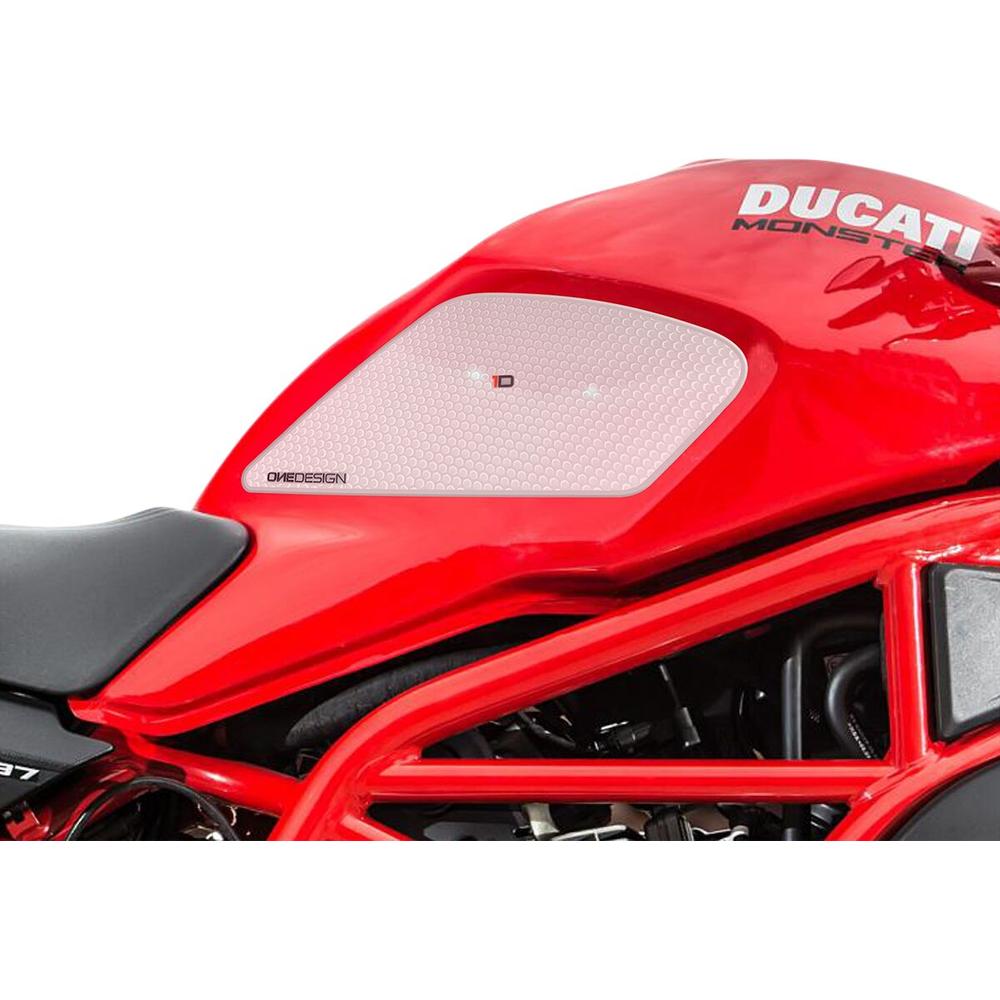 One Design Ducati Monster 787 Tank Grip Clear