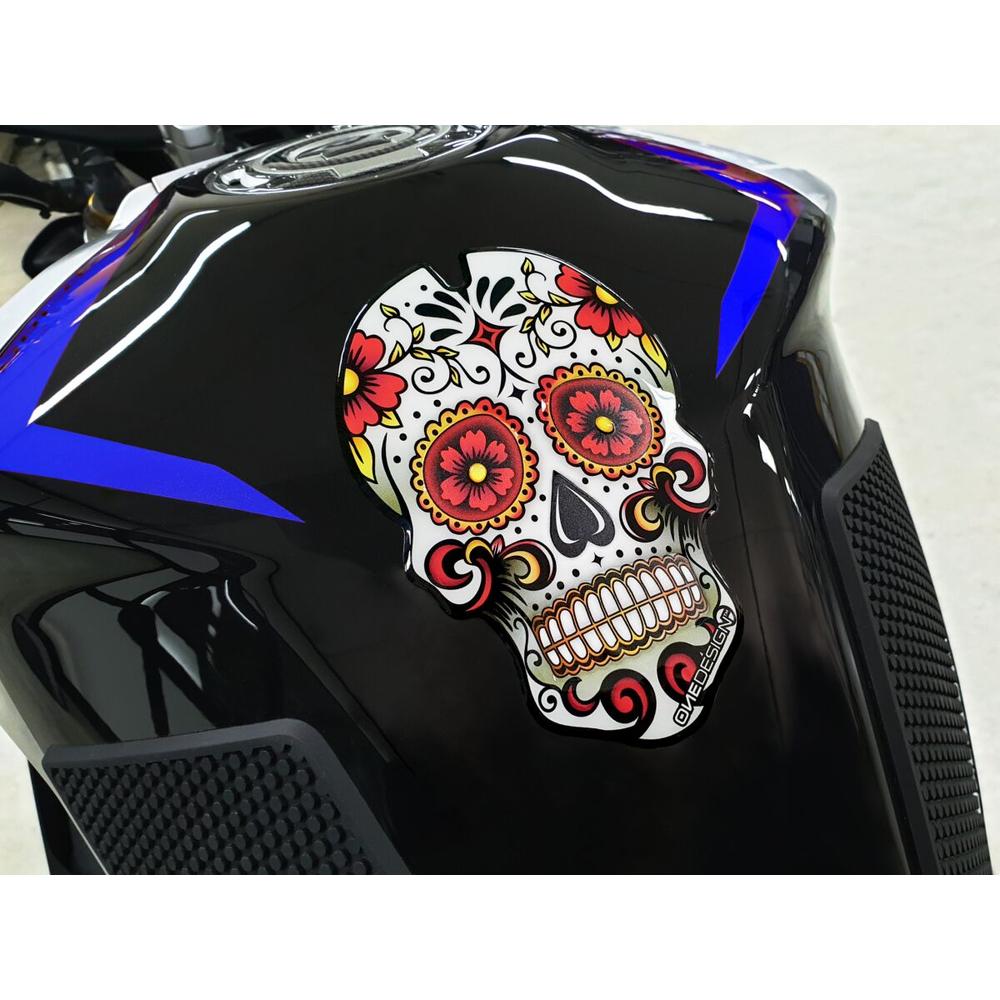 One Design Tank Pad Skull Red