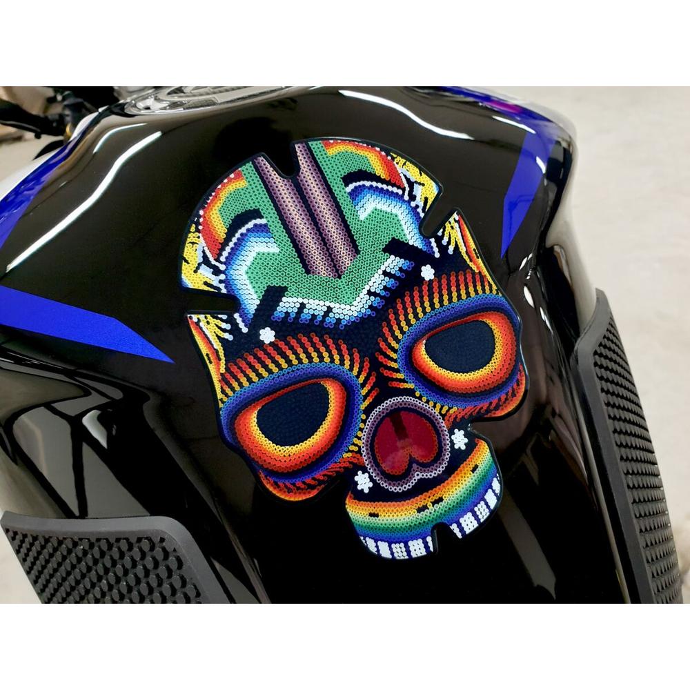 One Design Tank Pad Coloured Skull