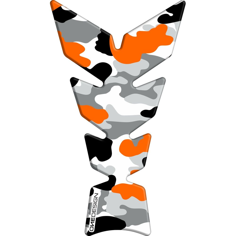 One Design Moon Tank Pad Camo Fluo Orange