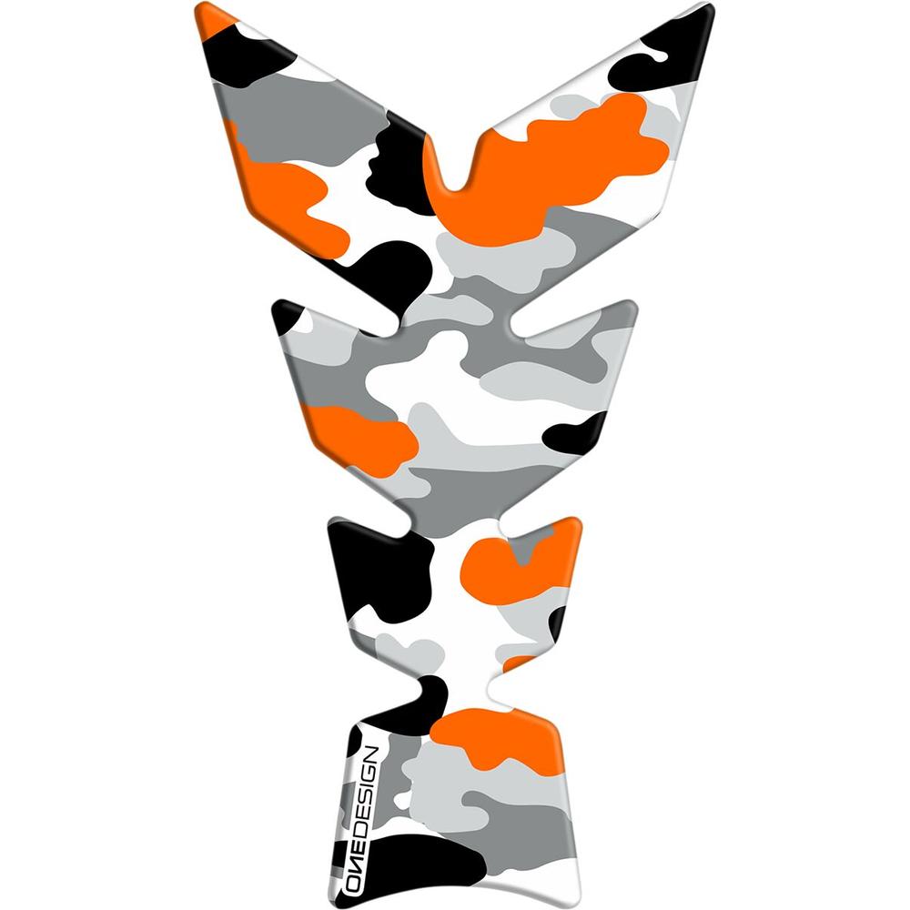 One Design Moon Tank Pad Camo Fluo Orange