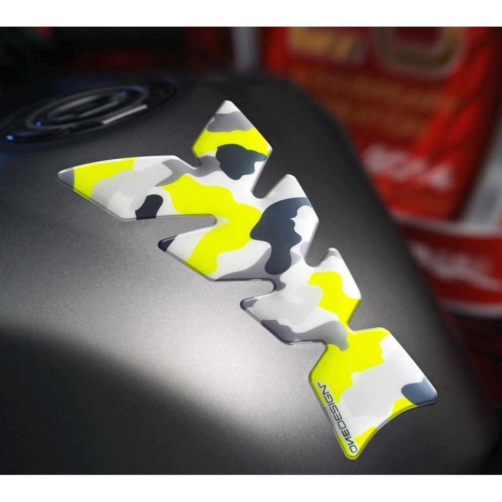 One Design Moon Tank Pad Camo Fluo Yellow