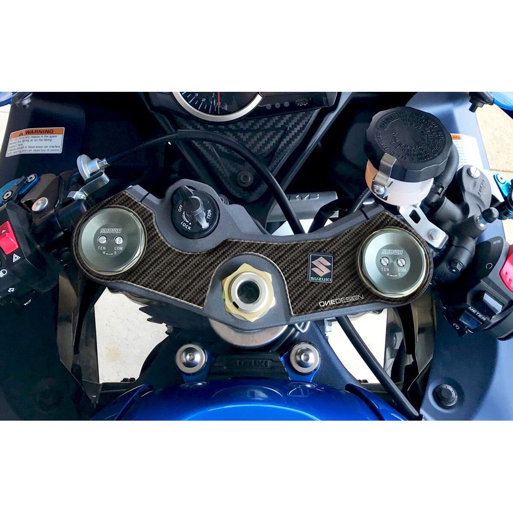 One Design Yoke Protector Carbon Fiber For GSX-R600 - FREE UK Shipping, FREE 365 Day Returns | Moto Central