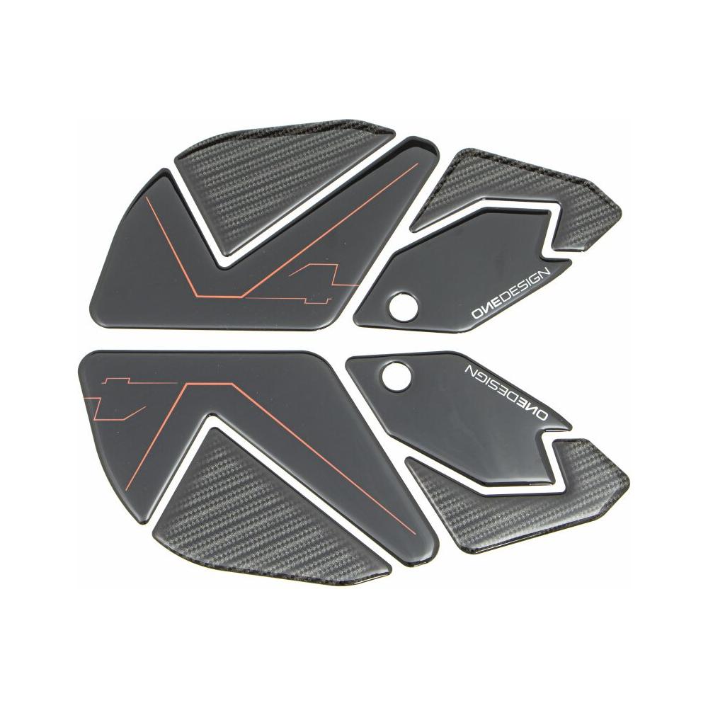 One Design Side Protection Black / Grey For PANIGALE V4/SP2