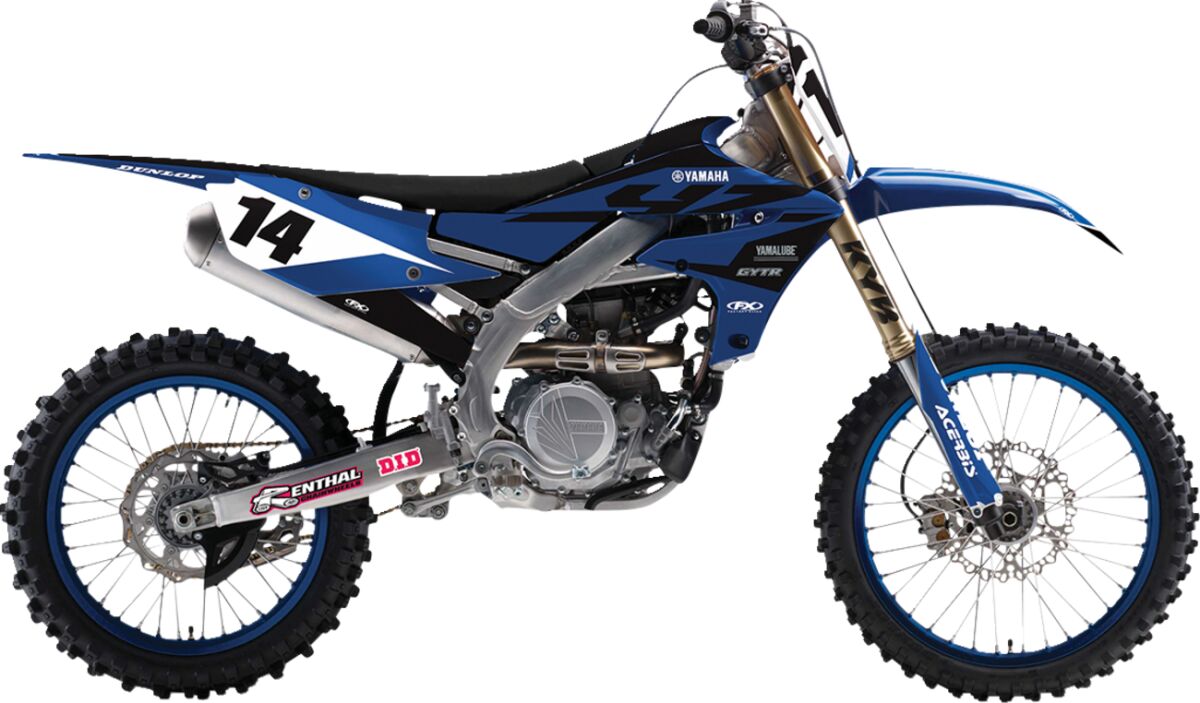 Factory Effex SR1 Series Graphic Kit Blue For YZ450F 23