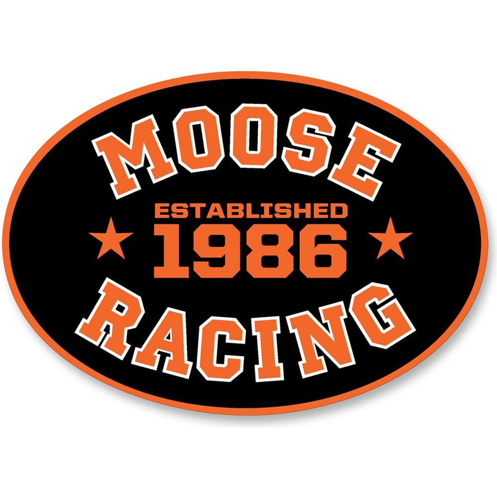 Moose Racing S18 Collegiate 10-Pack Decal Black / Orange - FREE UK Shipping, FREE 365 Day Returns | Moto Central