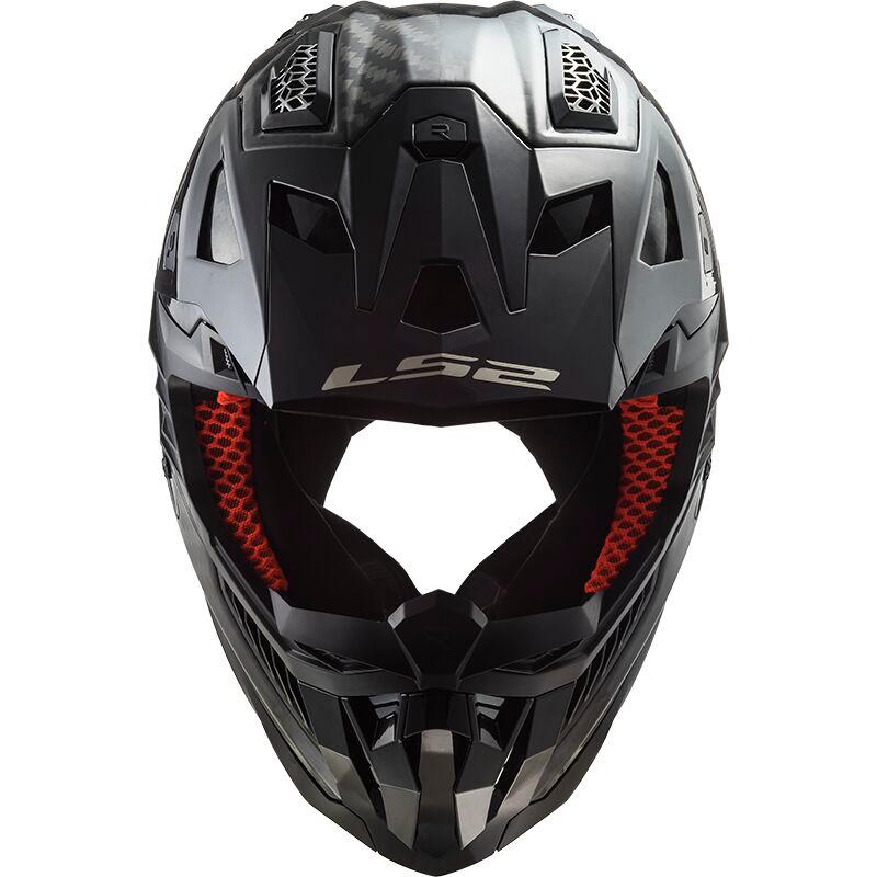 LS2 MX703 X-Force Carbon ECE 22.06 Motocross Helmet Gloss Carbon - FREE UK Shipping, FREE 365 Day Returns | Moto Central