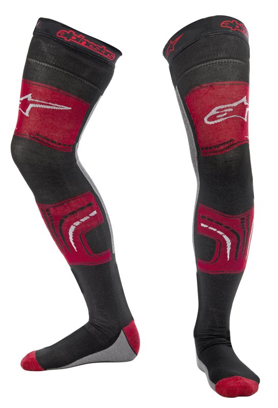 Alpinestars Knee Brace Socks Red / Black / Grey