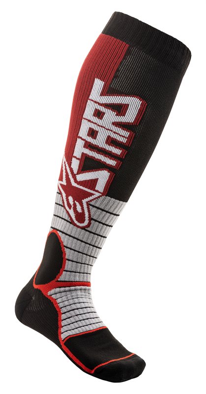 Alpinestars MX Pro Socks Burgundy / Black