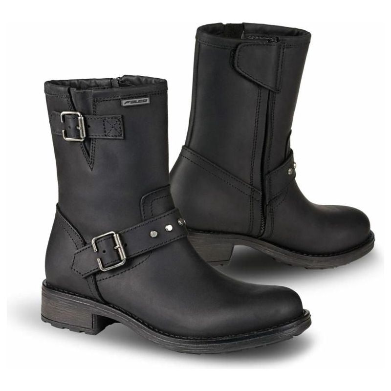 Falco Dany 2 Ladies Leather Boots Black