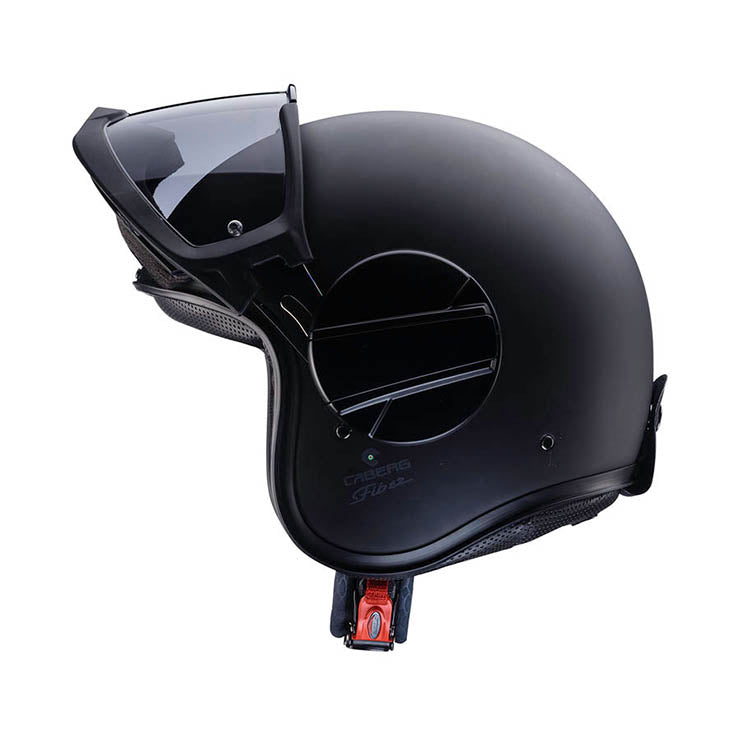 Caberg Jet Ghost X Plain Open Face Helmet Matt Black