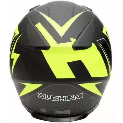 Duchinni D705 Syncro Full Face Helmet Black / Neon