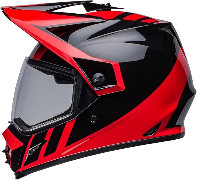 Bell 2022 MX 9 Adventure MIPS Helmet Dash Black / Red  - FREE UK Shipping, FREE 365 Day Returns | Moto Central