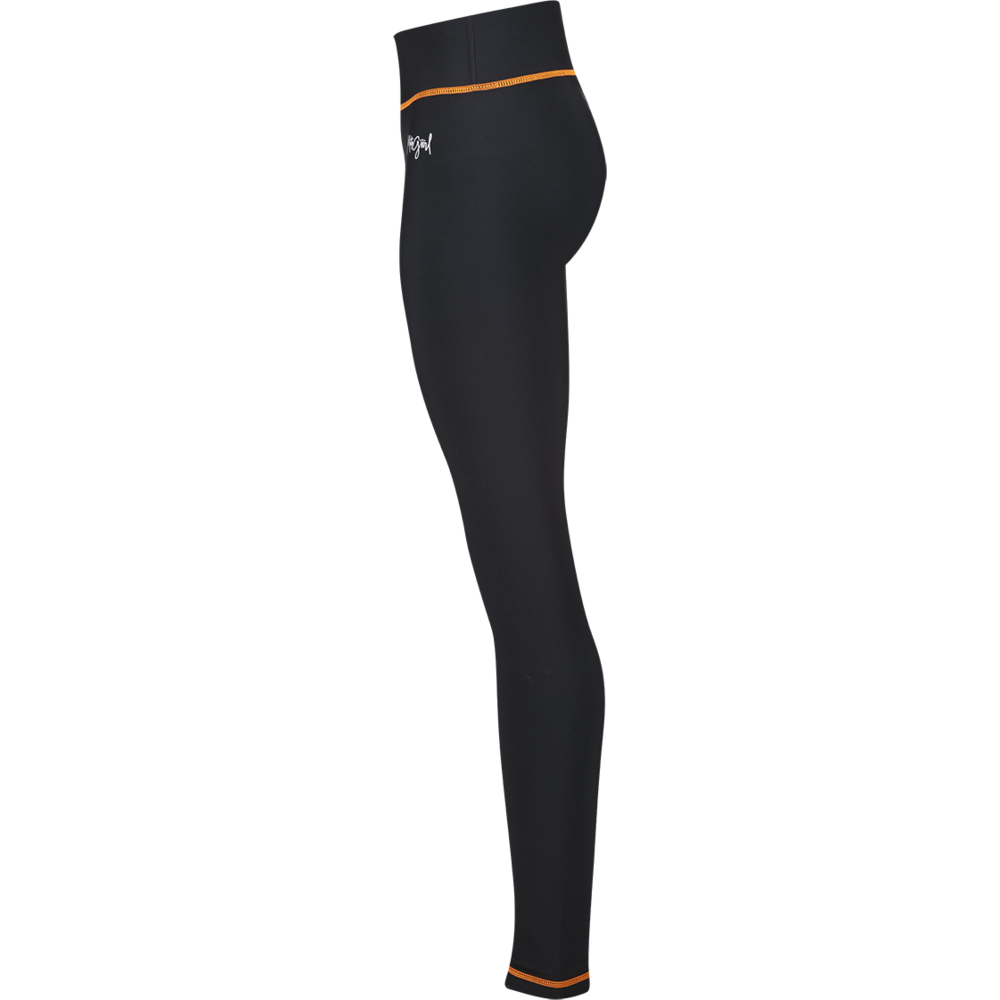 MotoGirl Mid-Layer Ladies Leggings Black / Orange  - FREE UK Shipping, FREE 365 Day Returns | Moto Central