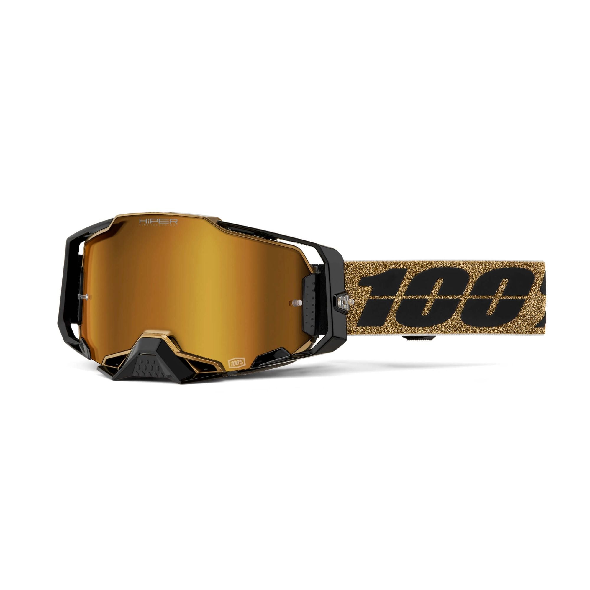 100% Armega Goggles Glory / HiPER Mirror Red Lens - FREE UK Shipping, FREE 365 Day Returns | Moto Central