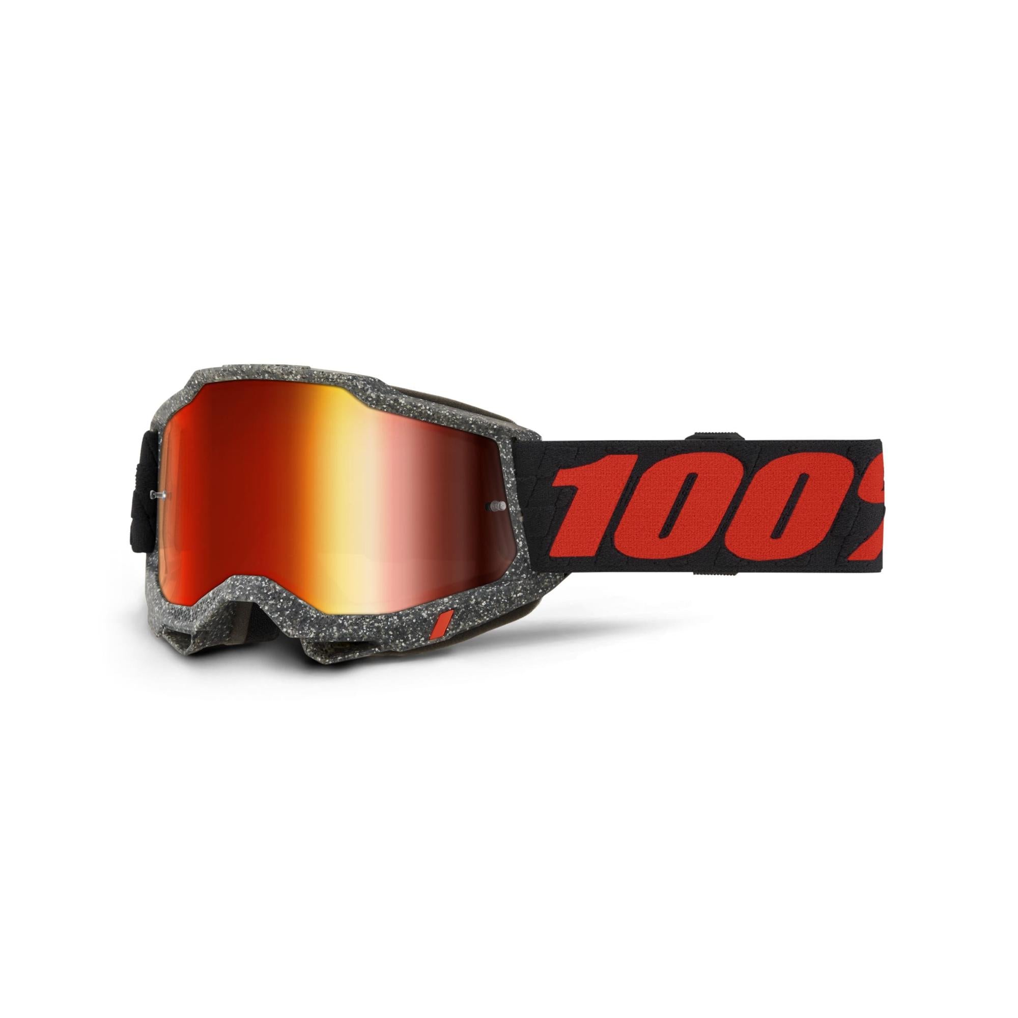 100% Accuri 2 Goggles Huaraki / Mirror Red Lens - FREE UK Shipping, FREE 365 Day Returns | Moto Central