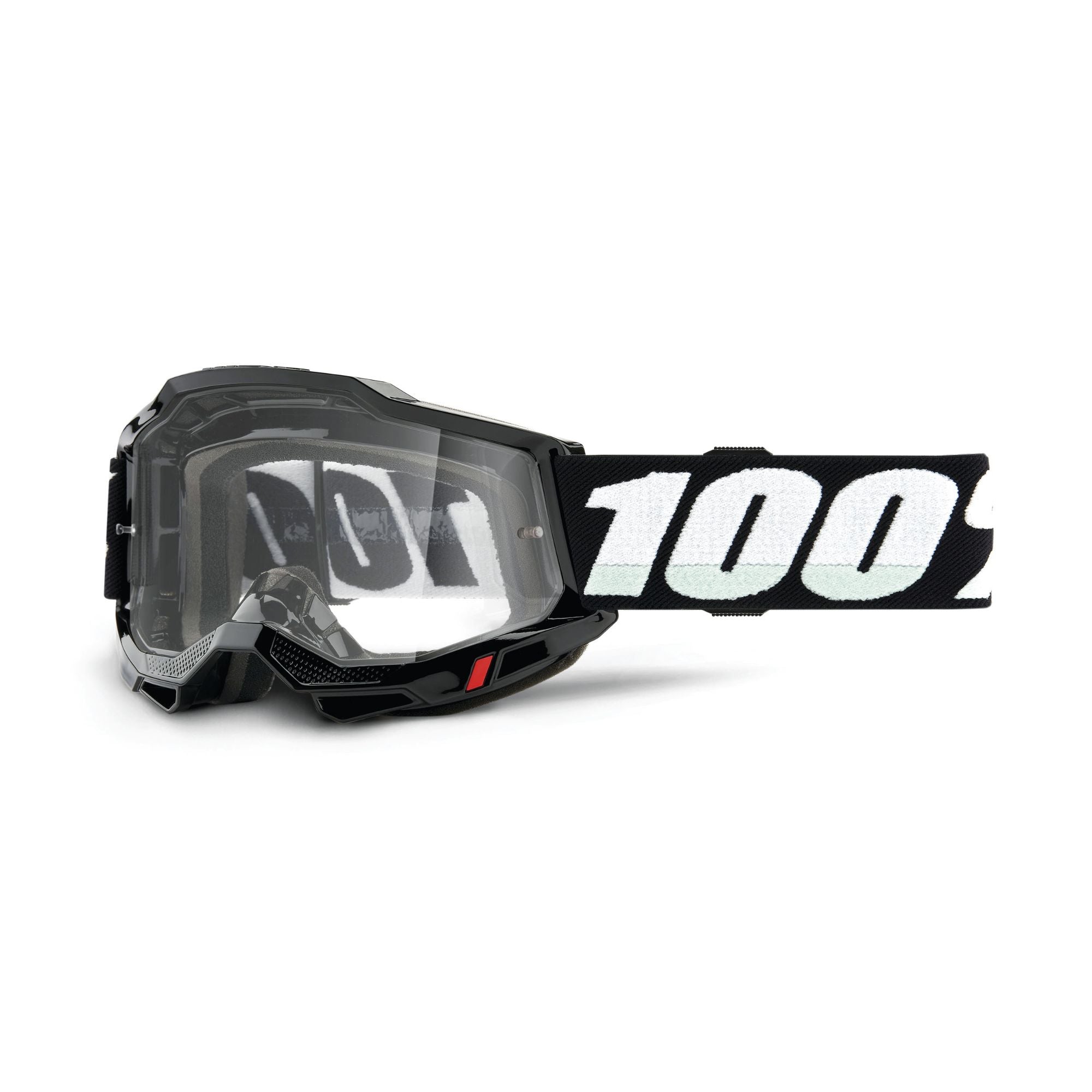 100% Accuri 2 Youth Goggles Black / Clear Lens - FREE UK Shipping, FREE 365 Day Returns | Moto Central