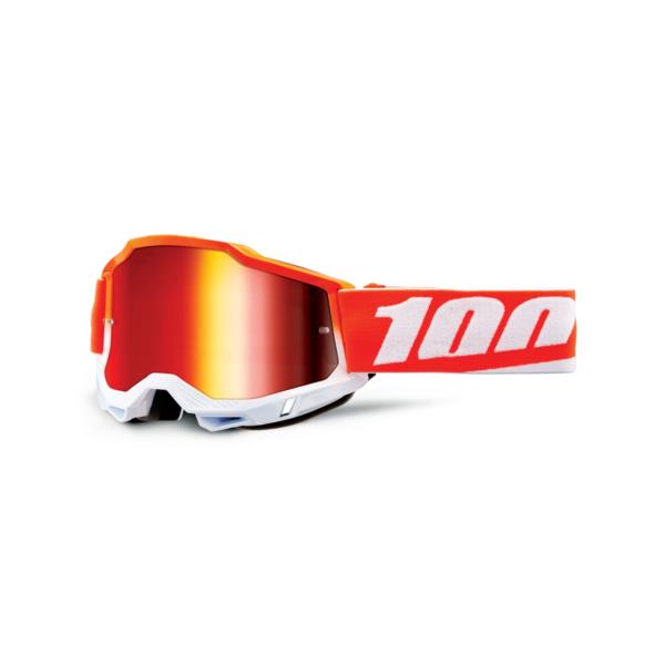 100% Accuri 2 Youth Goggles Matigofun / Mirror Red Lens - FREE UK Shipping, FREE 365 Day Returns | Moto Central