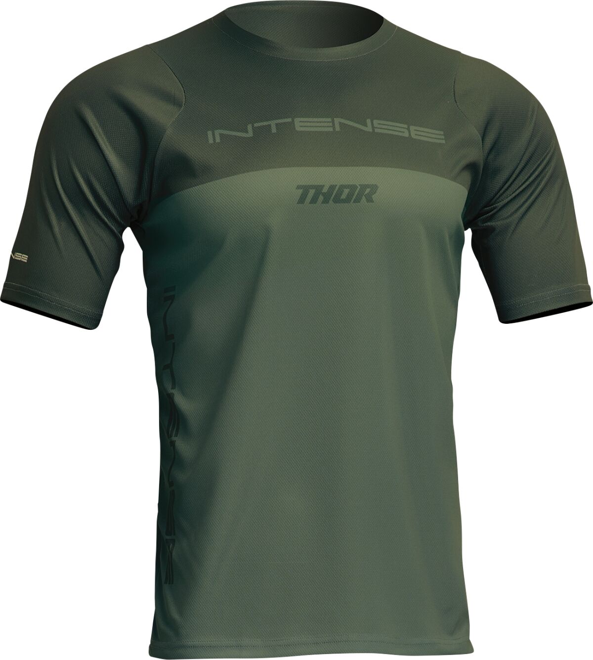 Thor Intense Assist Censis Short Sleeves Jersey Forest Green