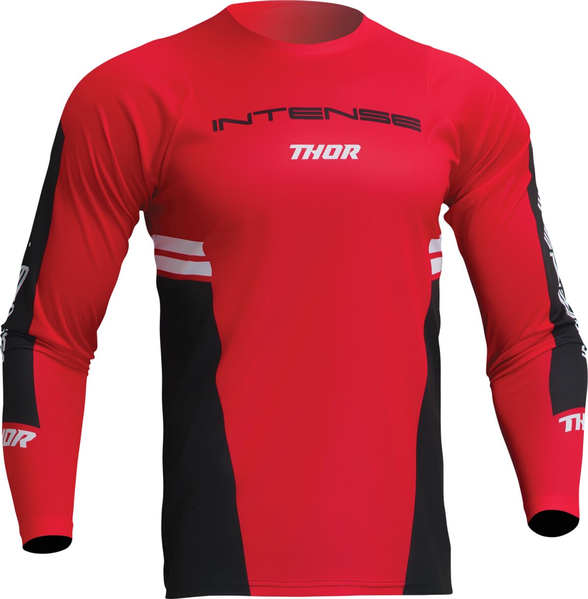 Thor Intense Assist Berm Long Sleeves Jersey Black / Red