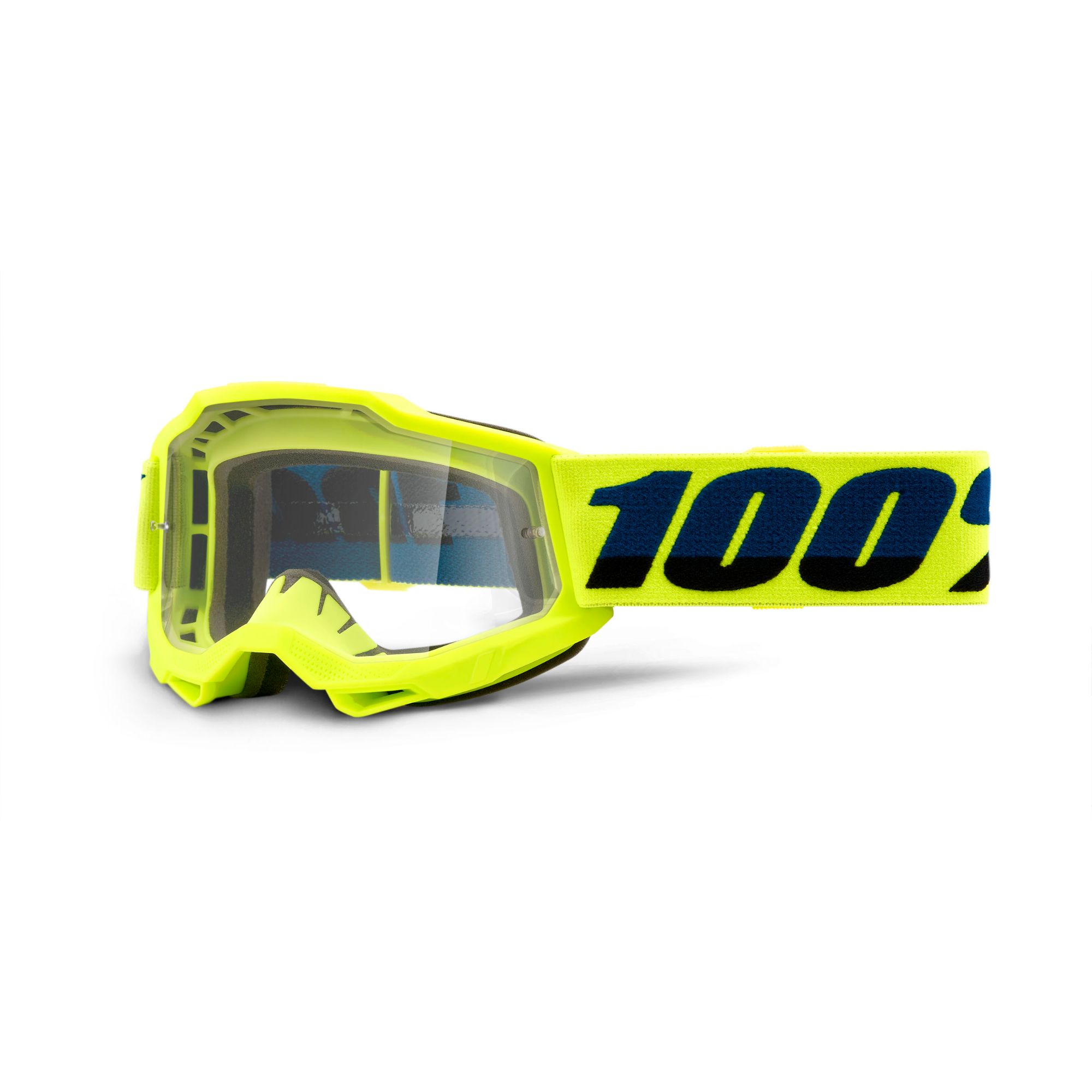 100% Accuri 2 Youth Goggles Yellow / Clear Lens - FREE UK Shipping, FREE 365 Day Returns | Moto Central