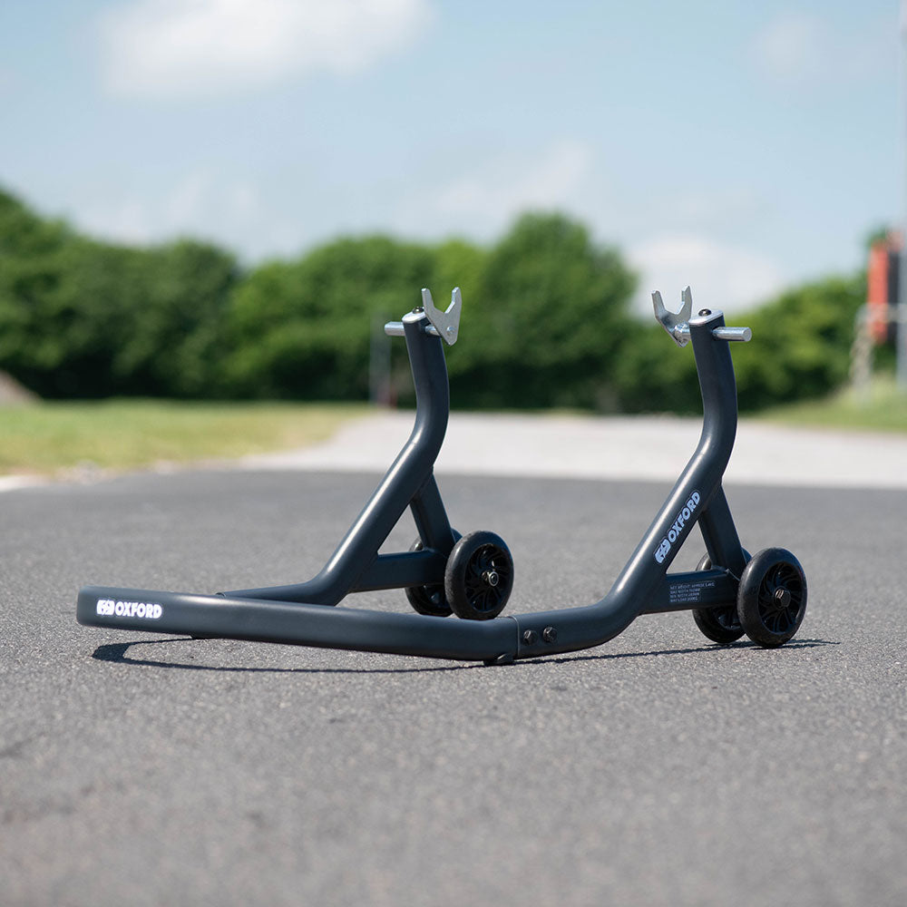 Oxford Zero-G Rear Paddock Stand Grey - FREE UK Shipping, FREE 365 Day Returns | Moto Central