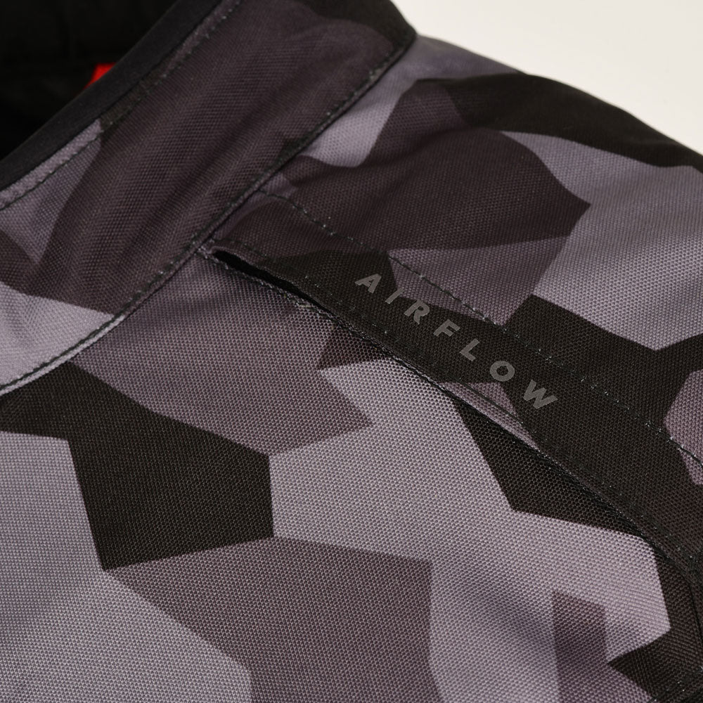 Oxford Delta 1.0 Textile Jacket Camo Grey / Black - FREE UK Shipping, FREE 365 Day Returns | Moto Central